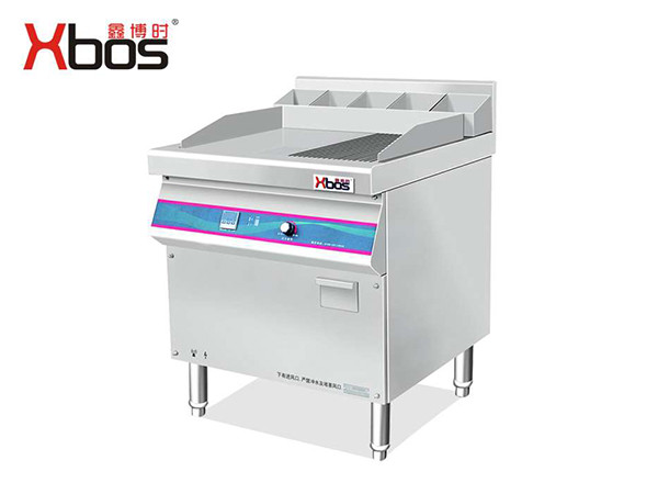 電磁半平半坑扒爐